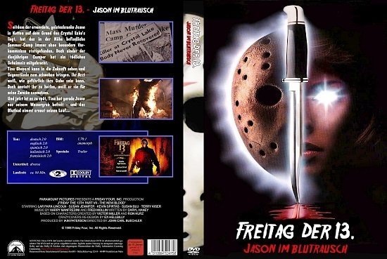 dvd cover Freitag der 13 Teil : Jason im Blutrausch (1988) R2 German