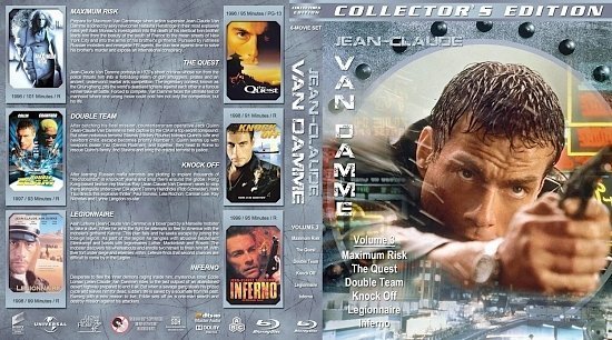 dvd cover Jean Claude Van Damme Collection Volume 3