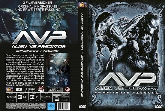 dvd cover Alien vs. Predator (2004) R2 German