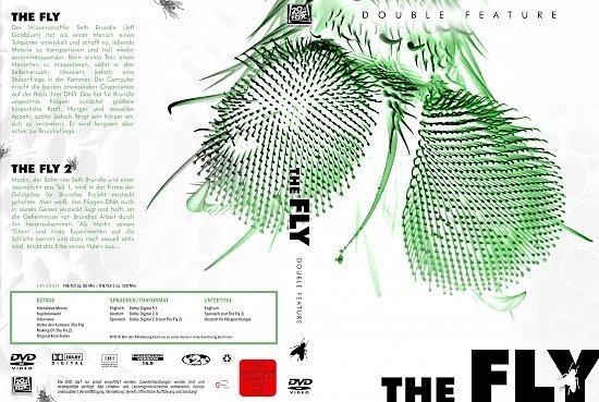dvd cover The Fly (1958/2008) R2 German