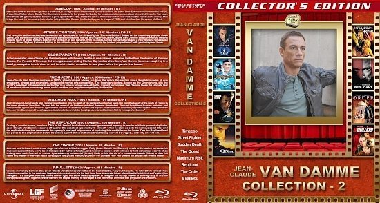 dvd cover Jean Claude Van Damme Collection 2