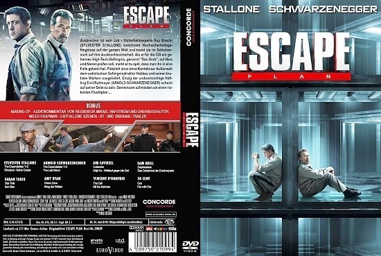 dvd cover Escape Plan R2 GERMAN