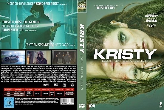 dvd cover Kristy: Lauf um Dein Leben R2 GERMAN