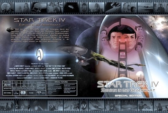dvd cover Star Trek 4: ZurÃ¼ck in die Gegenwart (1986) R2 German