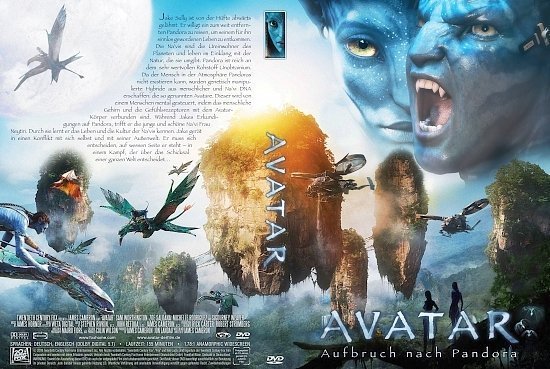 dvd cover Avatar (2009) R2 German