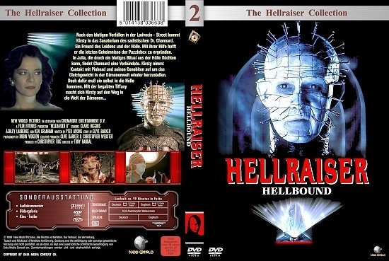dvd cover Hellraiser 2: Hellbound (1988) R2 German