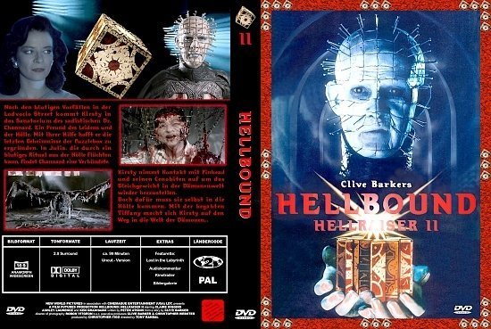dvd cover Hellraiser 2: Hellbound (1988) R2 German