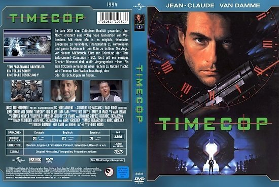 dvd cover Timecop (Jean-Claude Van Damme Collection) (1994) R2 German