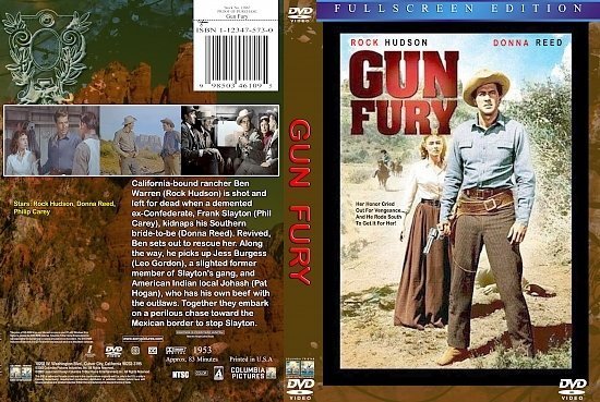 dvd cover Gun Fury (1953) R1