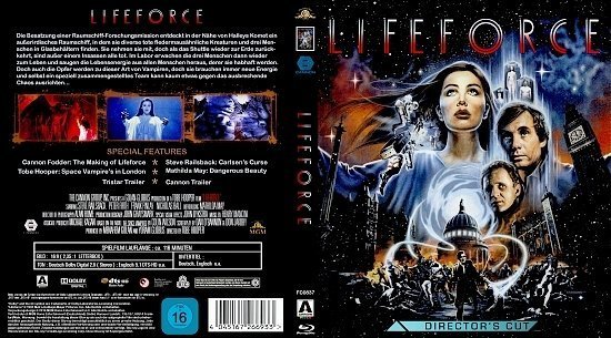 dvd cover Lifeforce (1985) Blu-ray German