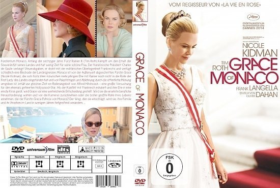 dvd cover Grace of Monaco R2 GERMAN