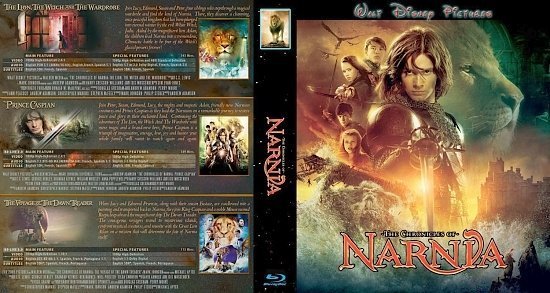 dvd cover Chronicles Of Narnia Trilogy