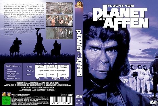 dvd cover Flucht vom Planet der Affen (1971) R2 German