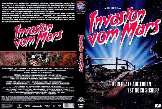 dvd cover Invasion vom Mars (1986) R2 GERMAN
