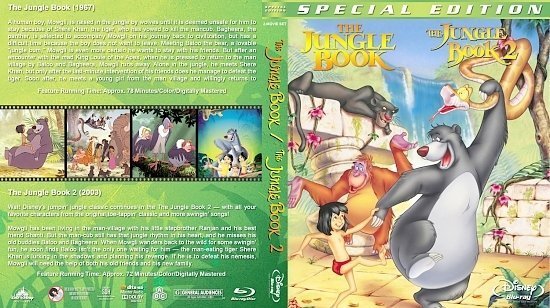 dvd cover The Jungle Book Double Feature