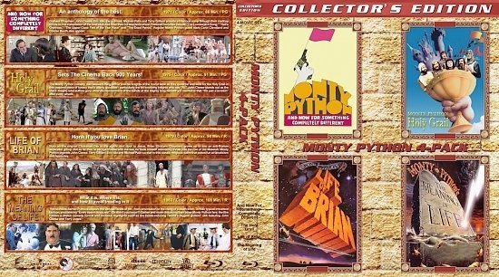 dvd cover Monty Python Collection