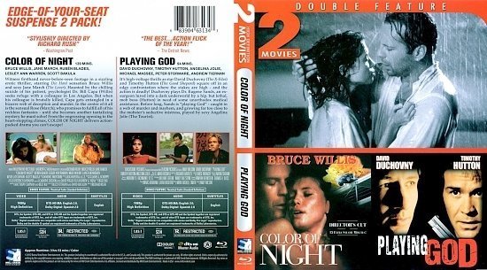 dvd cover Color of Night/Playing God (Double Feature)