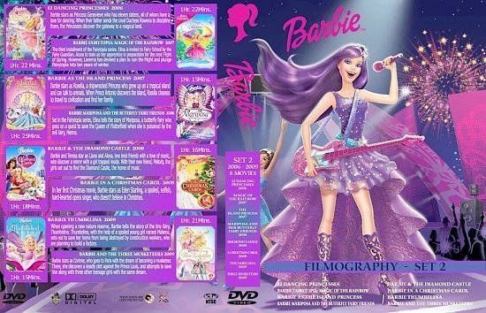 dvd cover Barbie Collection Set 2 3370 x 2175