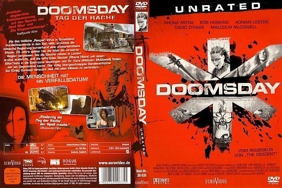 dvd cover Doomsday UNRATED (2008) R2 GERMAN