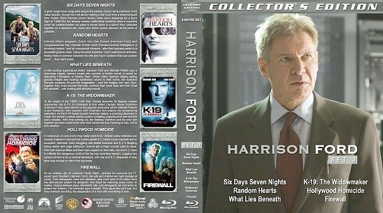 dvd cover Harrison Ford Collection Set 3