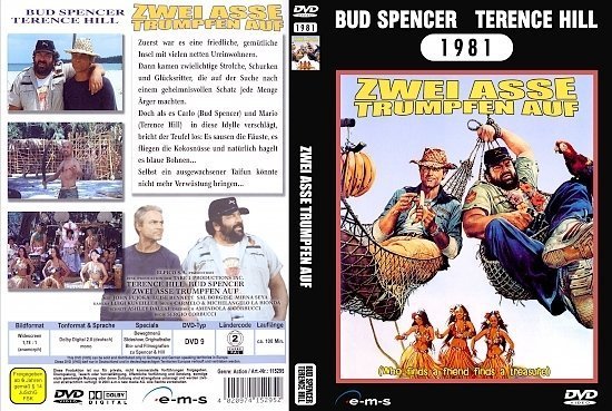 dvd cover Zwei Asse trumpfen auf (Bud Spencer & Terence Hill Collection) (1981) R2 German