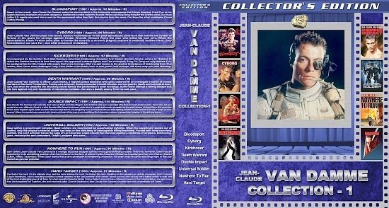 dvd cover Jean Claude Van Damme Collection 1