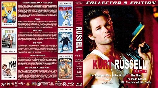dvd cover Kurt Russell Collection Set 1
