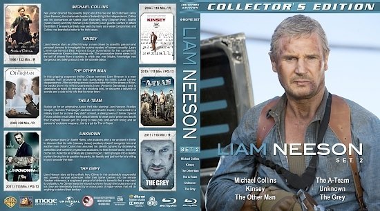 dvd cover Liam Neeson Collection Set 2