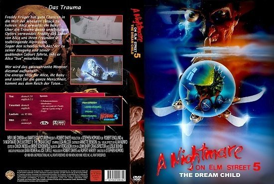 dvd cover A Nightmare on Elm Street 5: Das Trauma (1989) R2 German