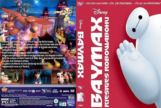 dvd cover Baymax: Riesiges Robowabohu R2 GERMAN