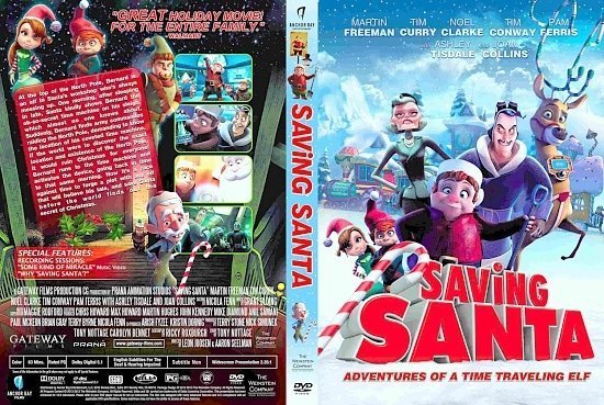 dvd cover Saving Santa