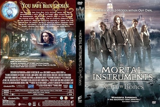 dvd cover Mortal Instruments City Of Bones