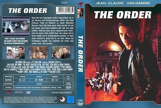 dvd cover The Order (Jean-Claude Van Damme Collection) (2002) R2 German