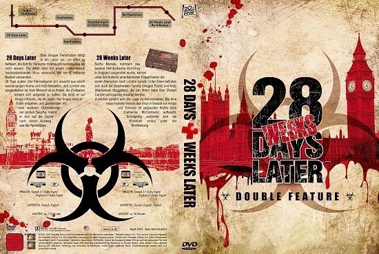 dvd cover 28 Days/Weeks Later Double Feature (2002 + 2007) R2 GERMAN