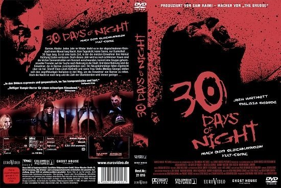 dvd cover 30 Days of Night (2007) R2 German