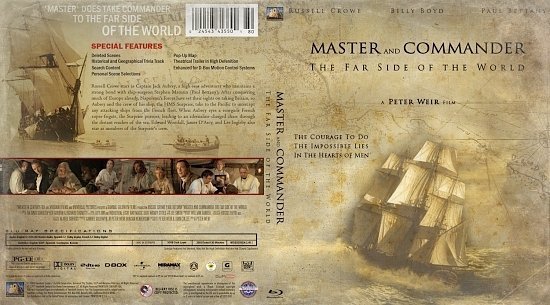 dvd cover Master And Commander The Far Side Of The World