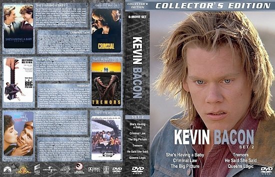 dvd cover Kevin Bacon Collection