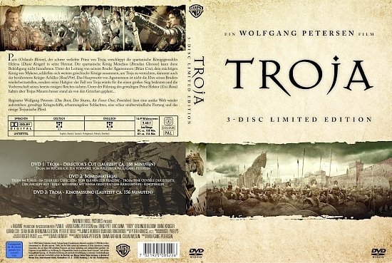 dvd cover Troja (2004) R2 German
