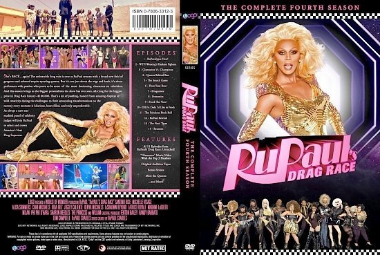 dvd cover RuPaul's Drag Race The Complete Fourth Season