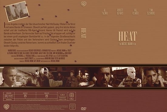 dvd cover Heat (Gangster Collection) (1995) R2 German