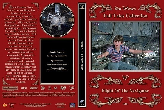 dvd cover Flight Of The Navigator