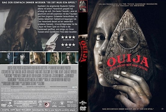 dvd cover Ouija: Spiel nicht mit dem Teufel R2 Custom GERMAN