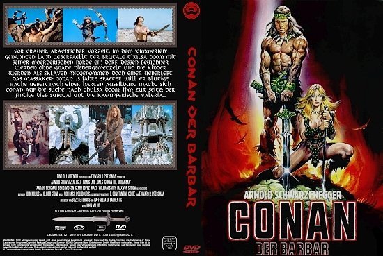 dvd cover Conan der Barbar (1982) R2 German