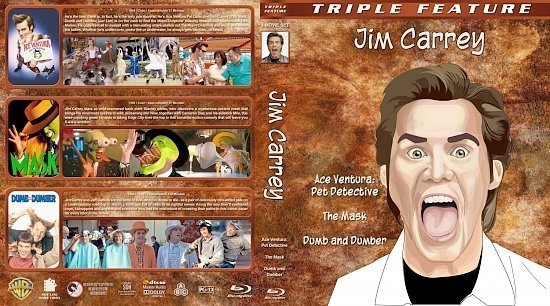 dvd cover Jim Carrey Triple Feature