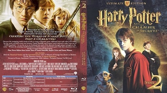 dvd cover HarryPotter Chamber UE BD cover