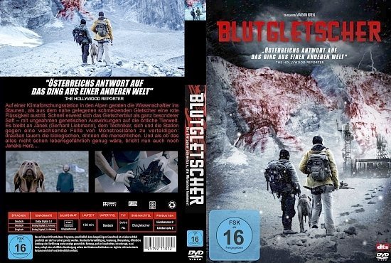 dvd cover Blutgletscher R2 GERMAN