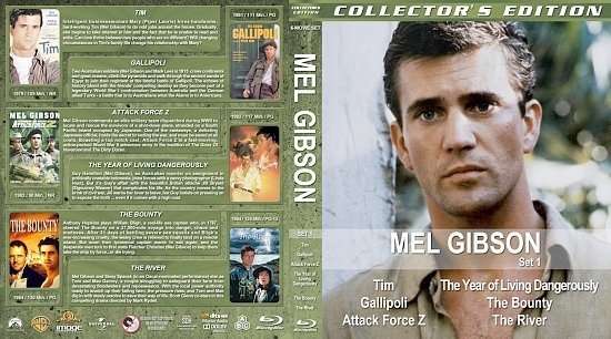 dvd cover Mel Gibson Collection Set 1