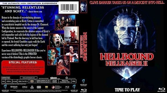 dvd cover Hellbound: Hellraiser II