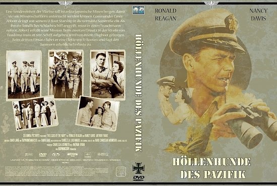dvd cover Die HÃ¶llenhunde des Pazifik (1957) R2 German