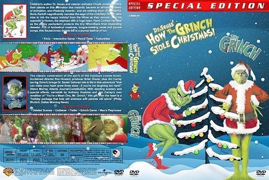 dvd cover How The Grinch Stole Christmas / The Grinch Double Feature